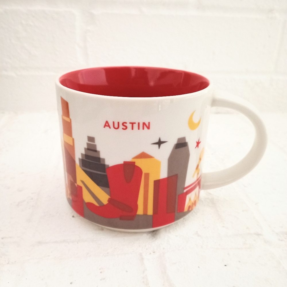 Starbucks You Are Here Collection Austin Texas Mug Cup